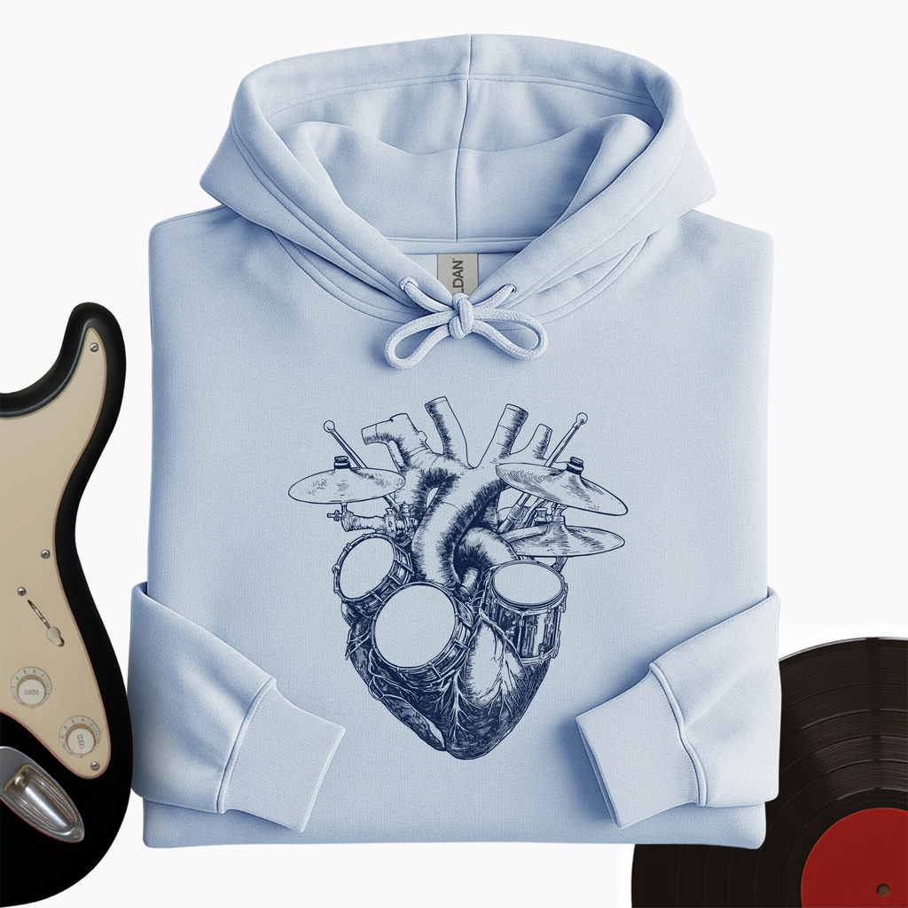 Drums Heart Hoodie product image 10