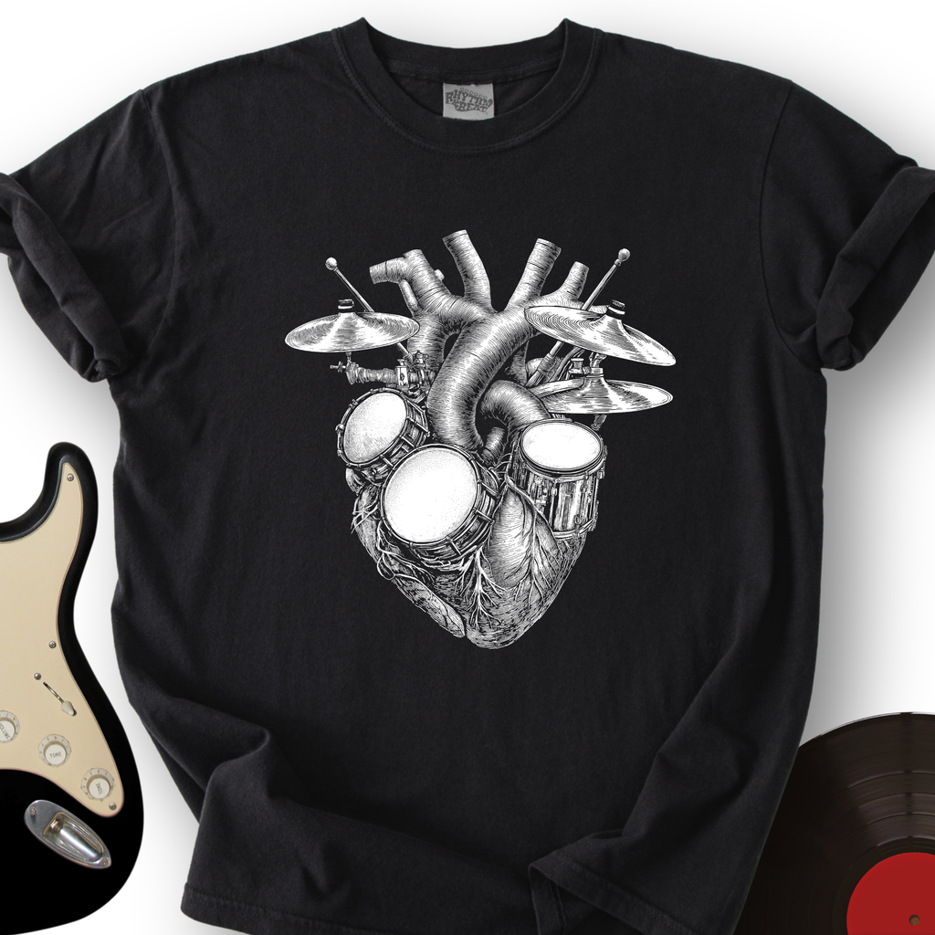 Drums Heart T-Shirt product image 6
