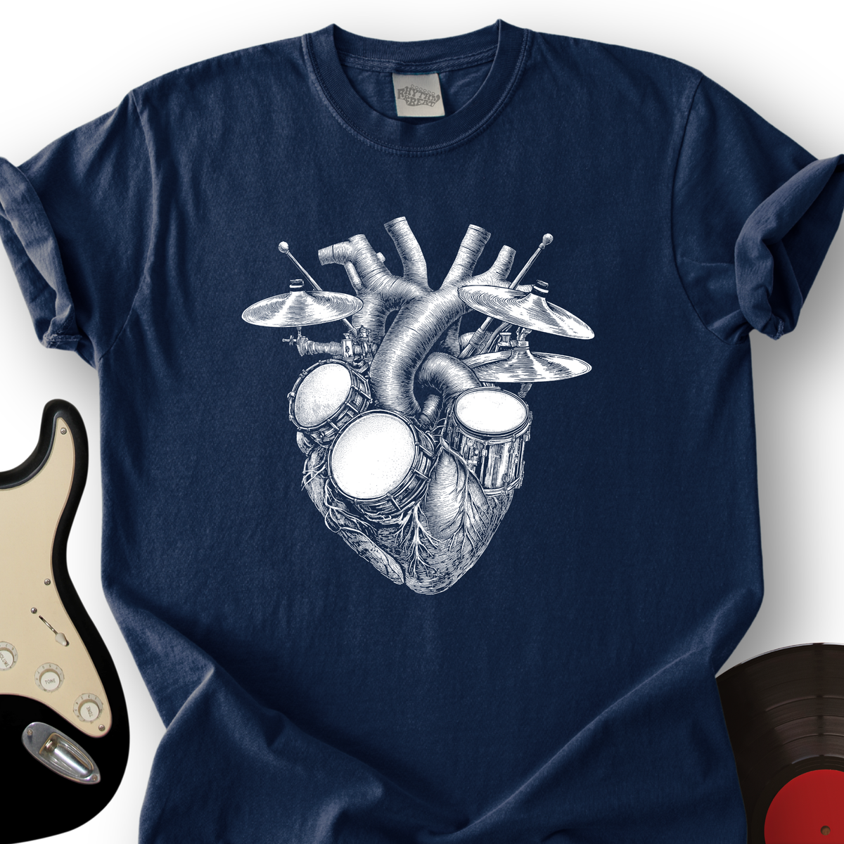 Drums Heart T-Shirt product image 2