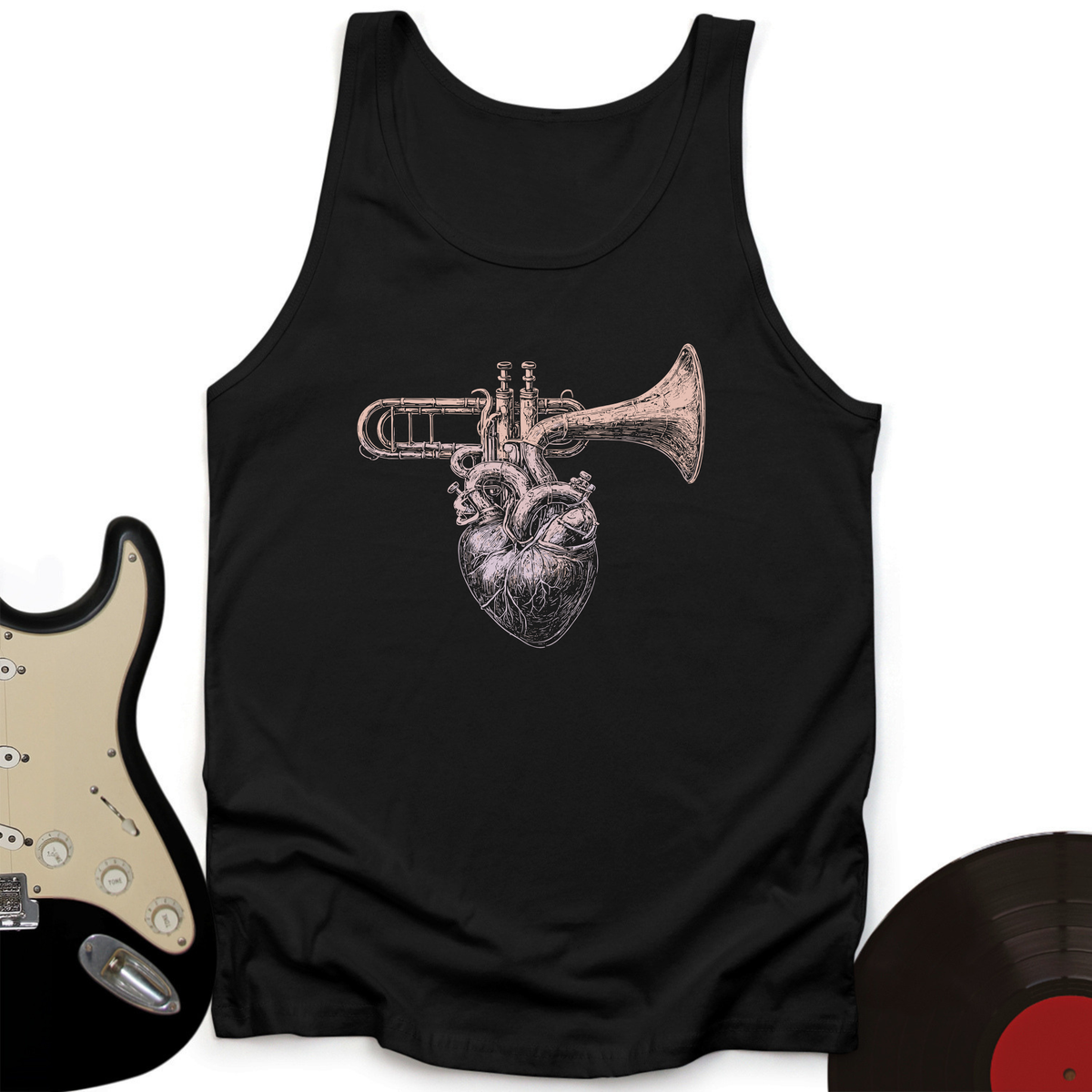 Trumpet Heart Tank Top