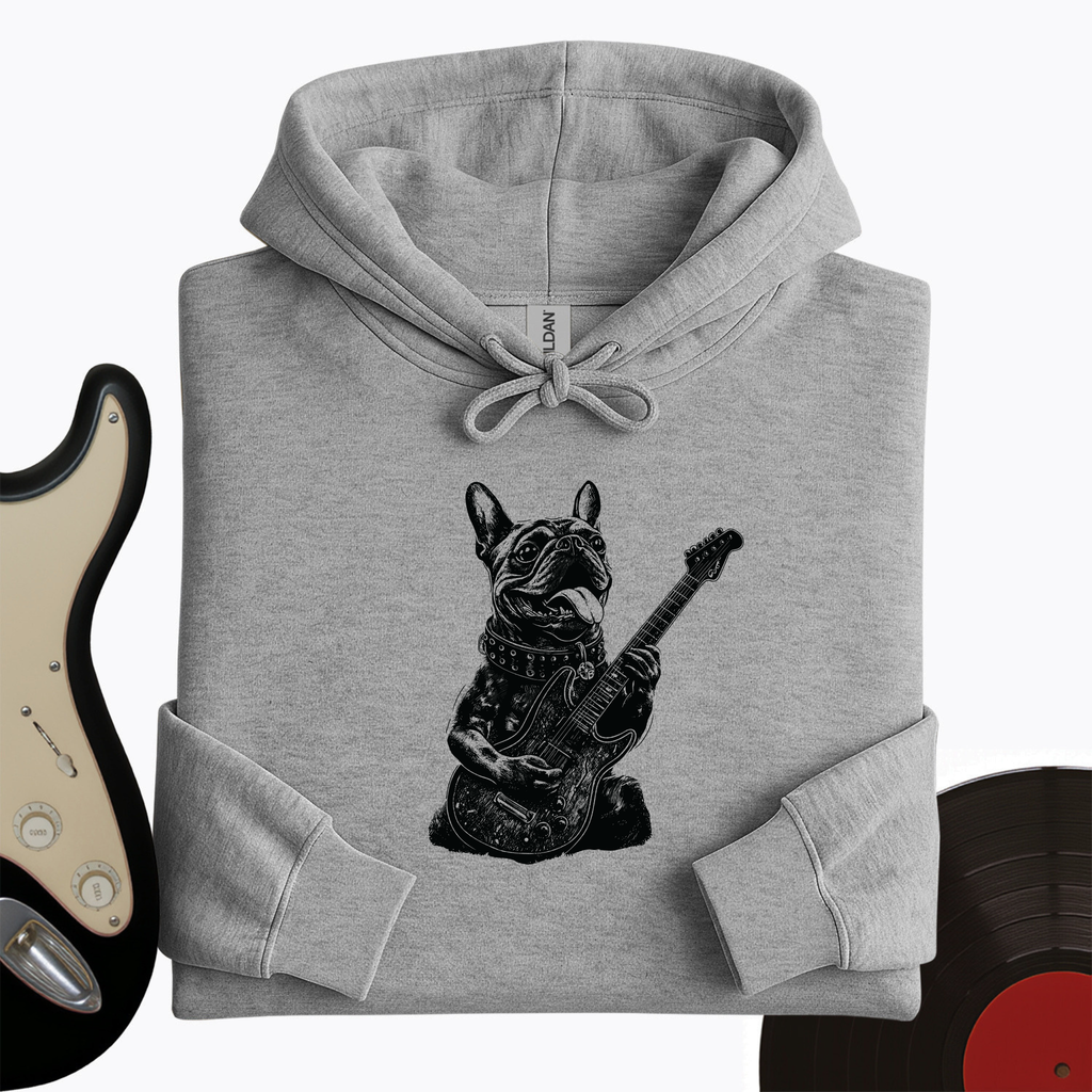 French Bulldog Guitar Hoodie product image 5