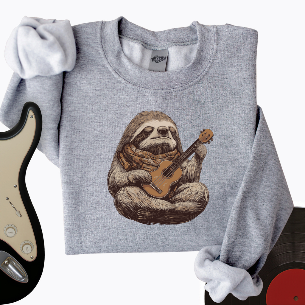 Sloth Ukulele Crewneck product image 3