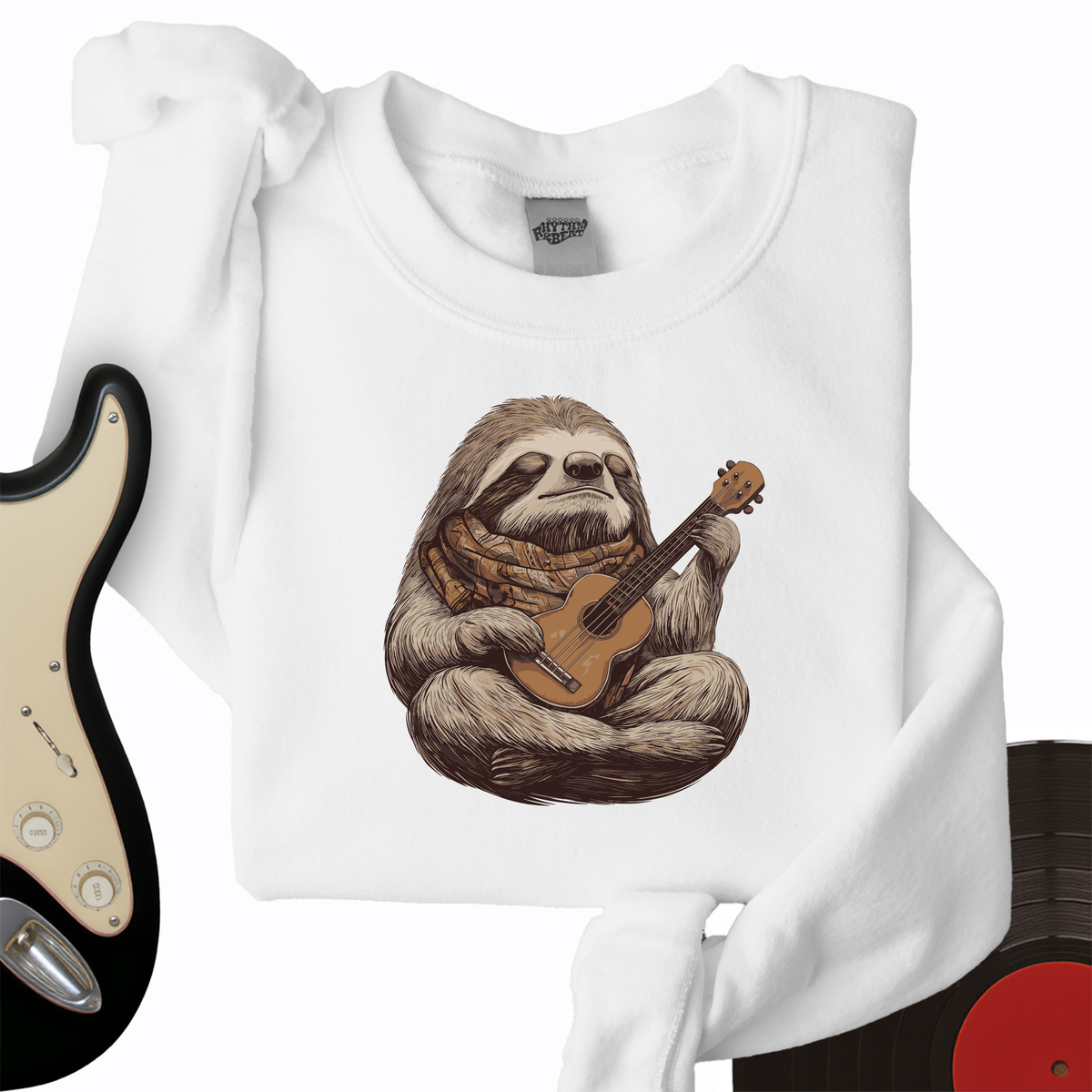 Sloth Ukulele Crewneck product image 4