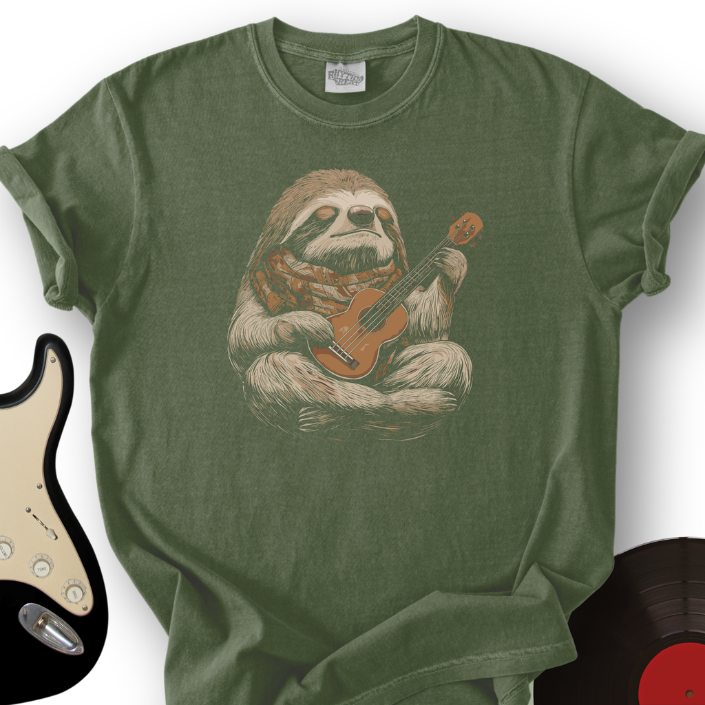 Sloth Ukulele T-Shirt product image 7