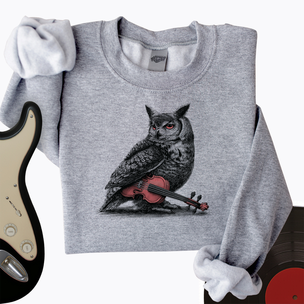 Owl Cello Crewneck product image 3