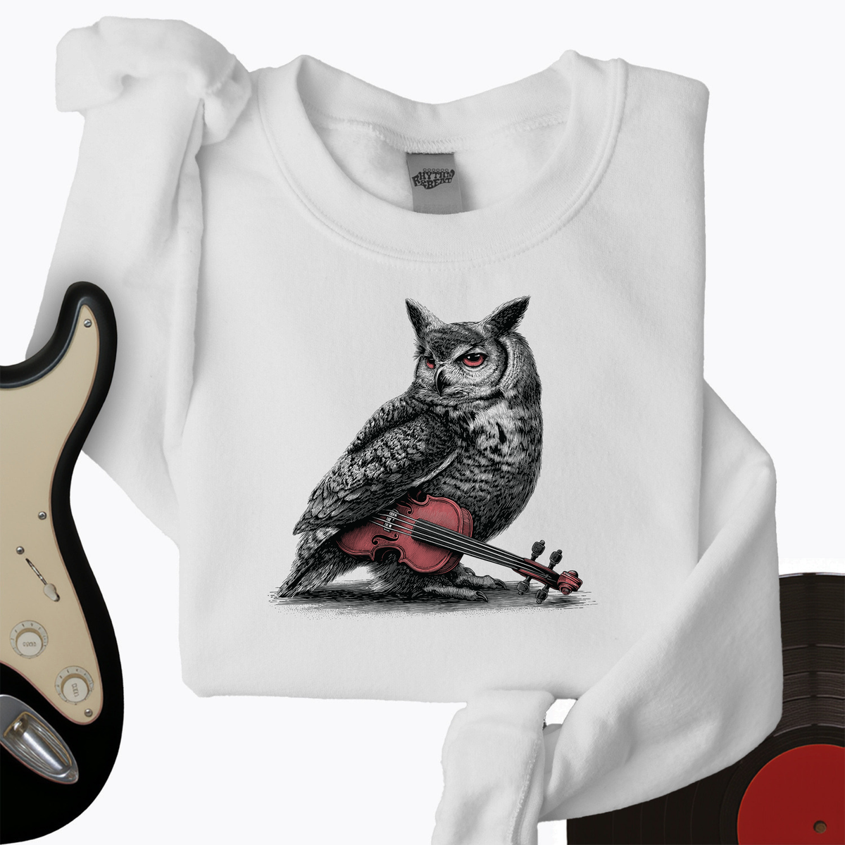 Owl Cello Crewneck product image 1