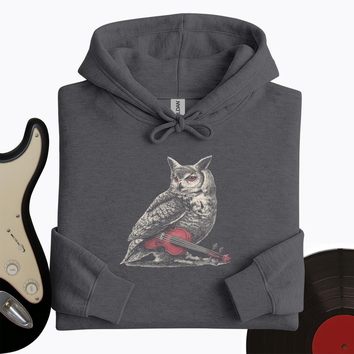 Owl Cello Hoodie product image 2