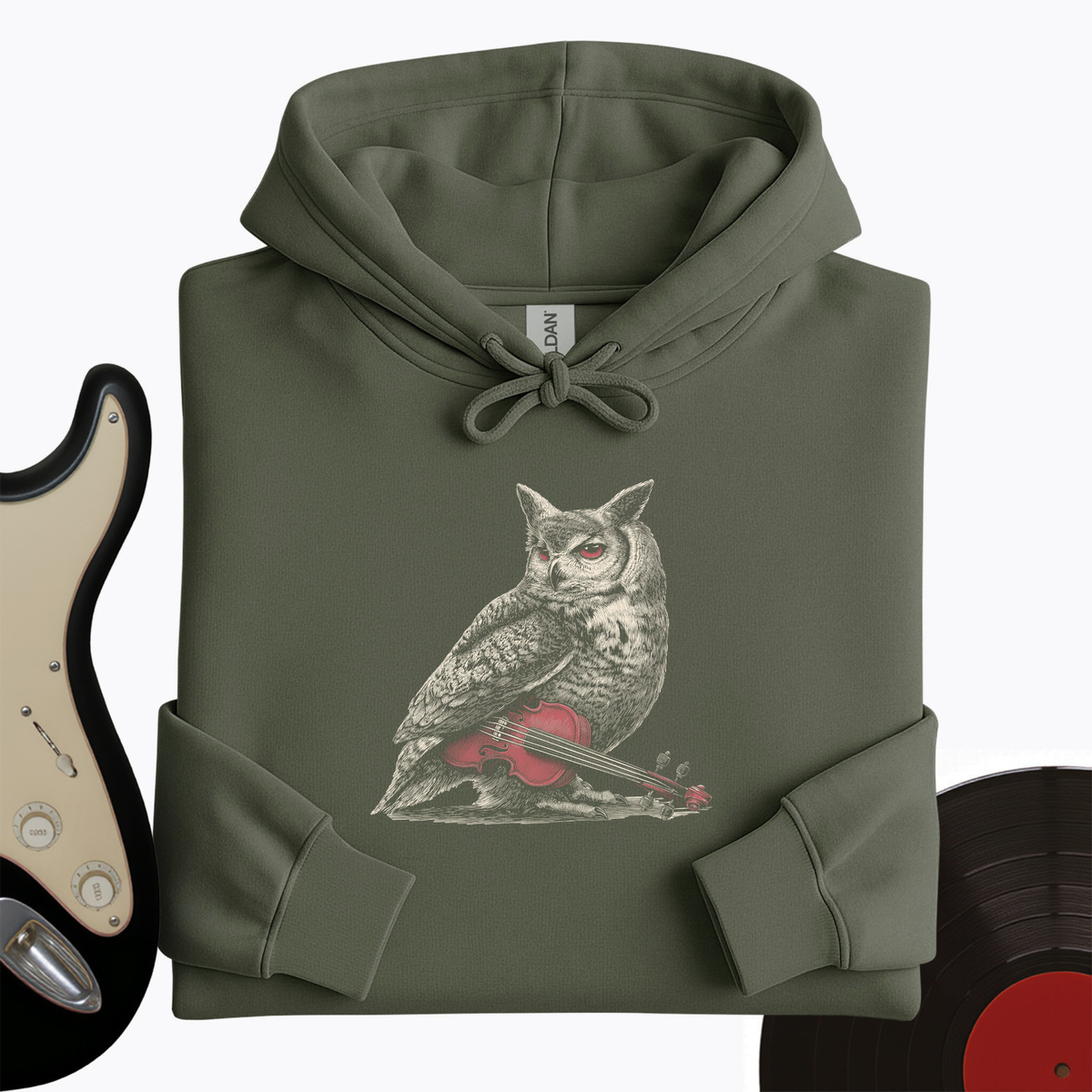 Owl Cello Hoodie product image 9