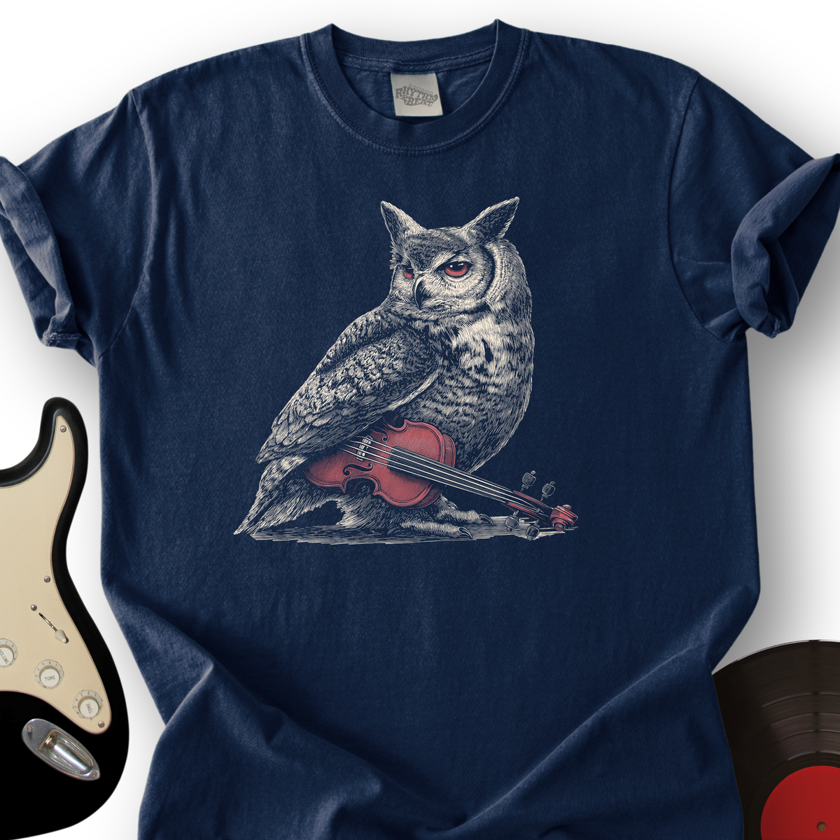Owl Cello T-Shirt product image 3