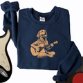 Golden Retriever Guitar Crewneck product image 1