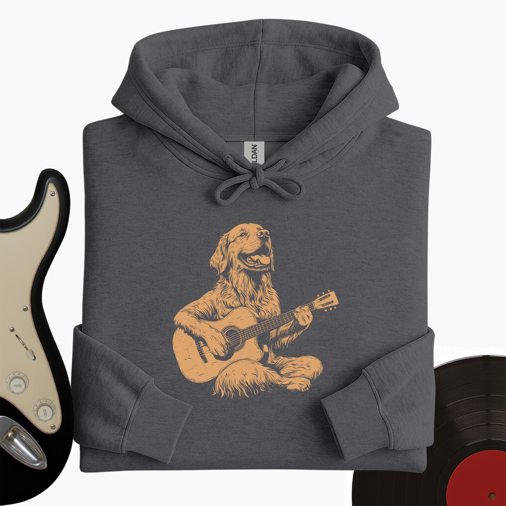 Golden Retriever Guitar Hoodie product image 2