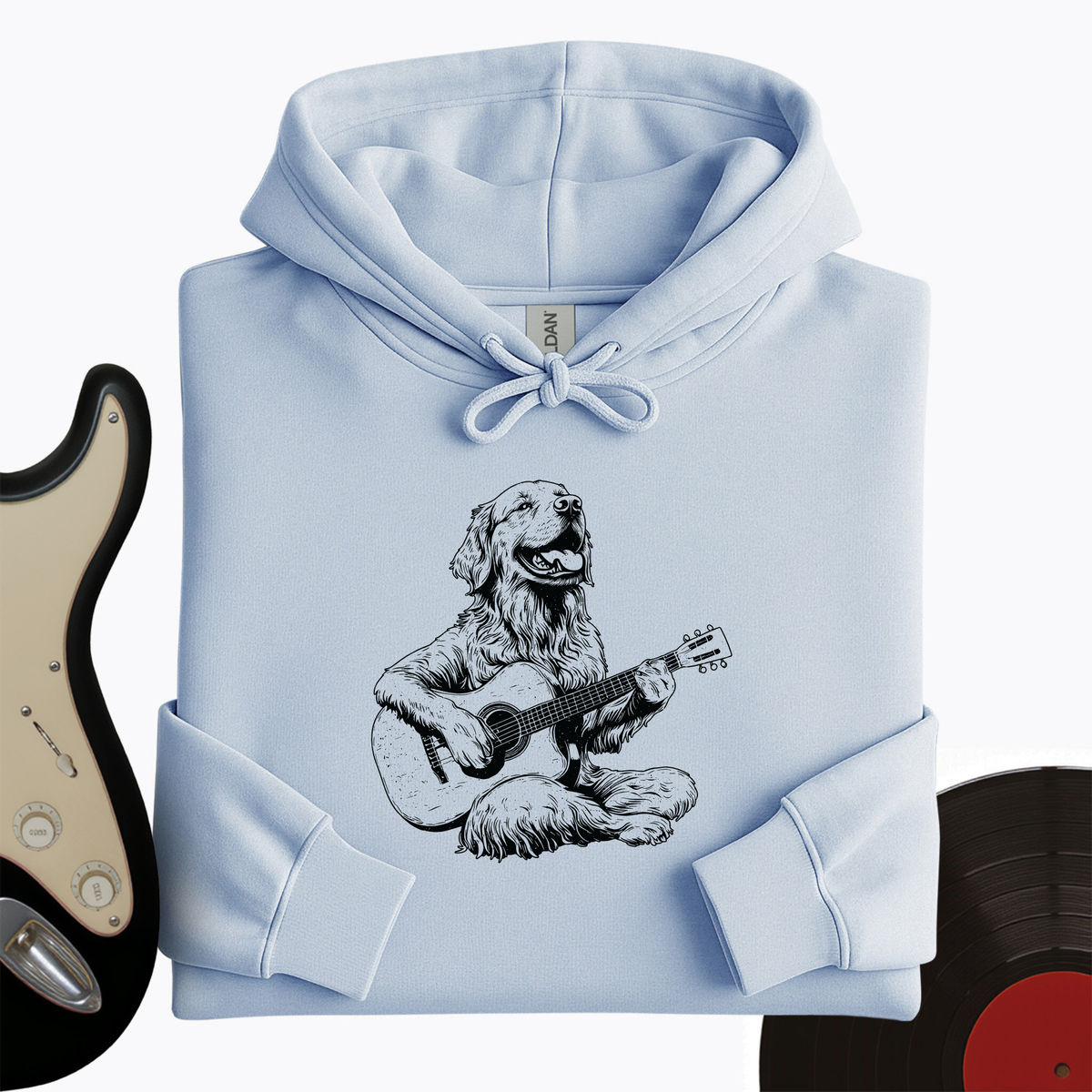 Golden Retriever Guitar Hoodie product image 10