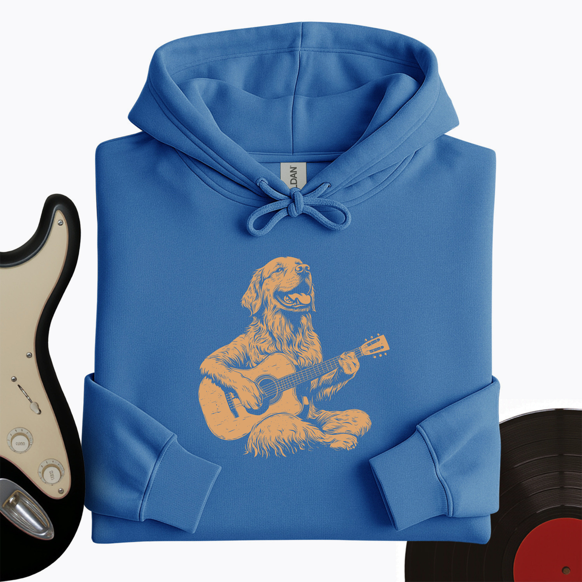 Golden Retriever Guitar Hoodie product image 8