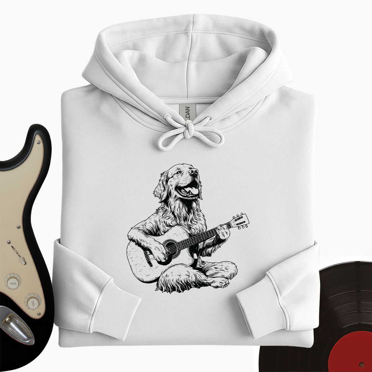 Golden Retriever Guitar Hoodie product image 5