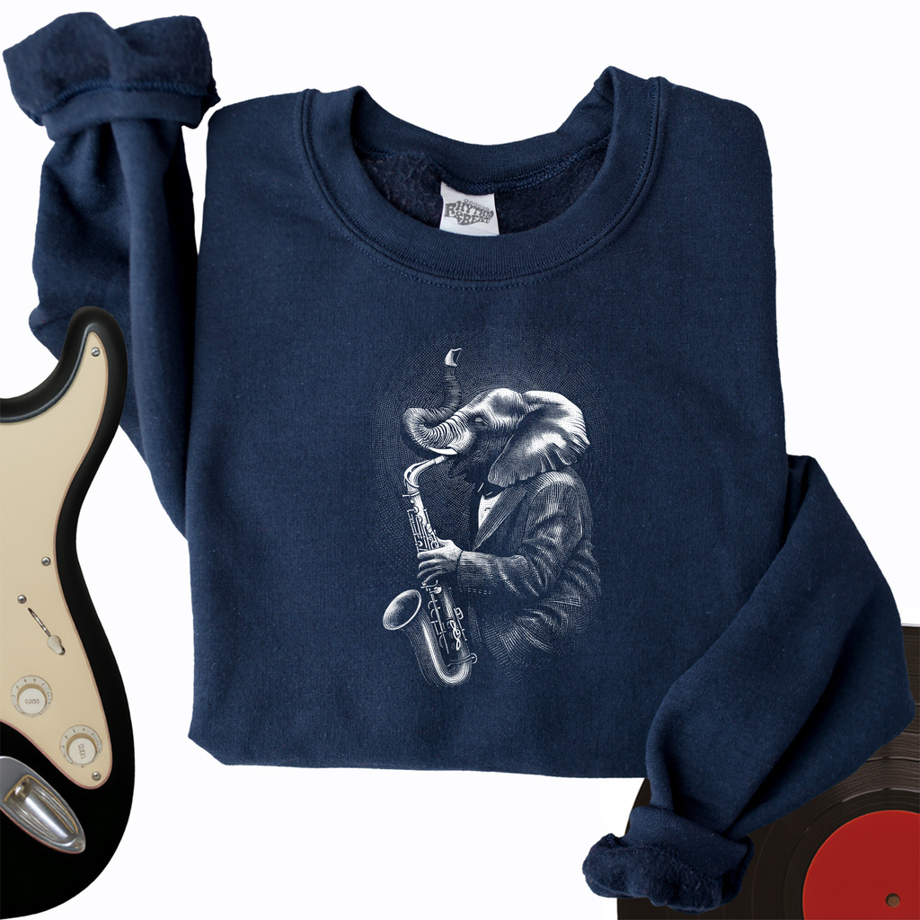 Elephant Saxophone Crewneck product image 2