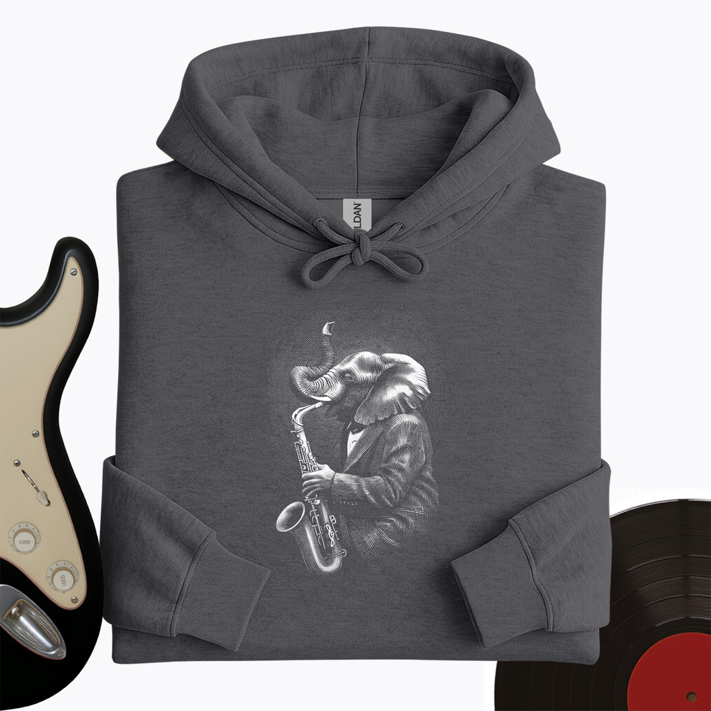 Elephant Saxophone Hoodie product image 2