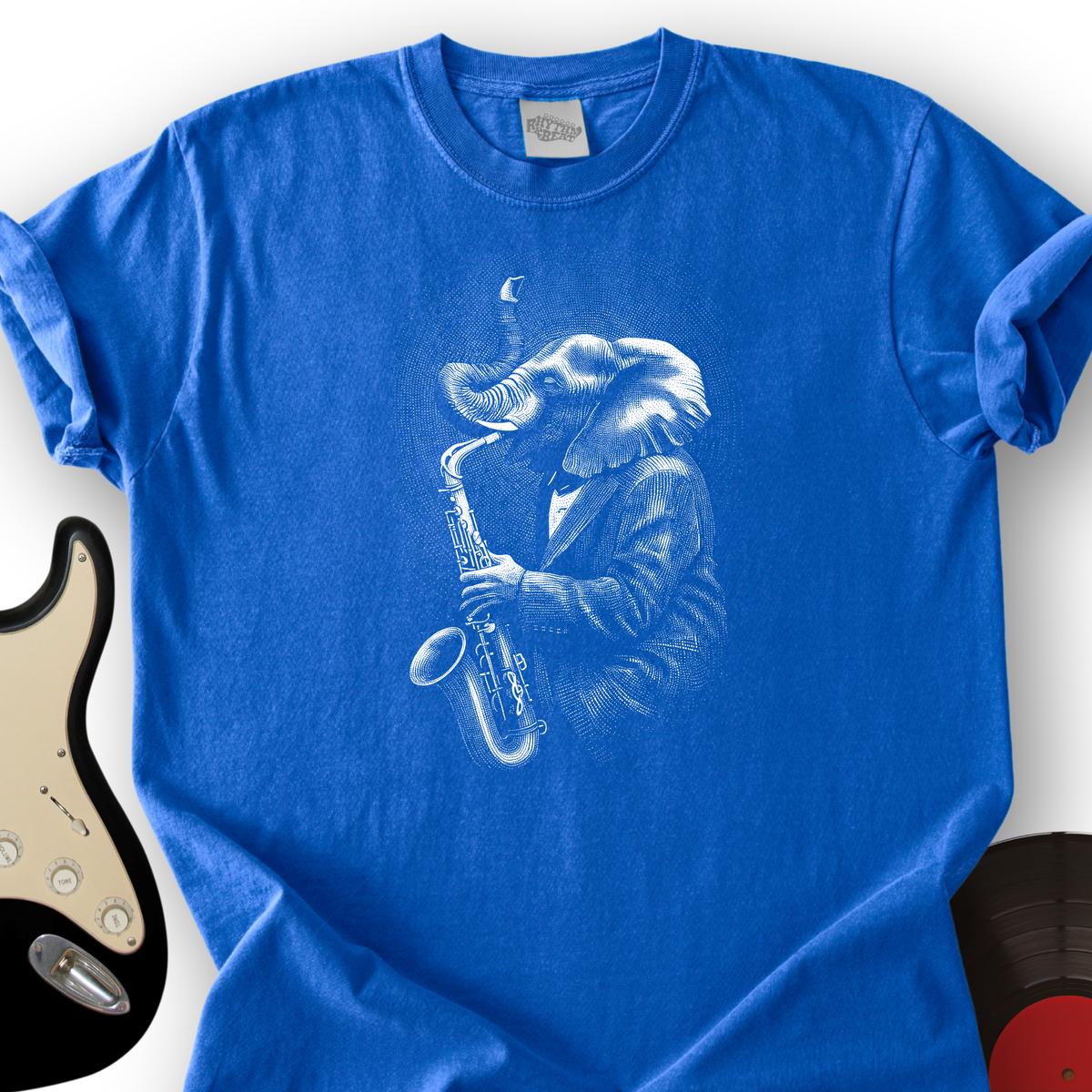 Elephant Saxophone T-Shirt product image 4