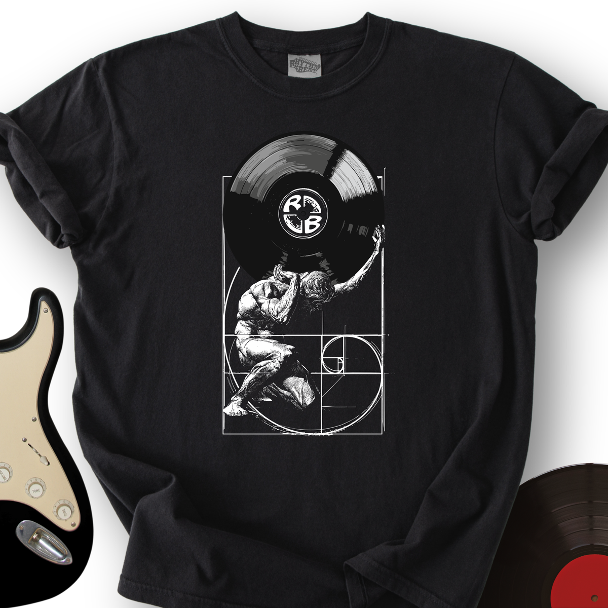 Atlas Fibonacci Vinyl T-Shirt product image 6