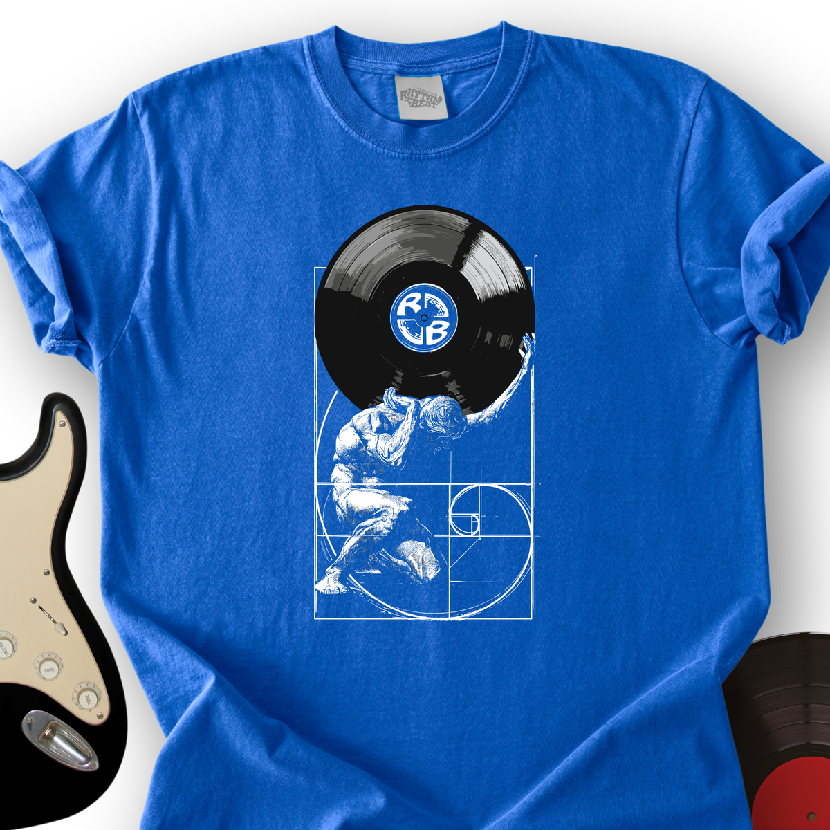 Atlas Fibonacci Vinyl T-Shirt product image 4