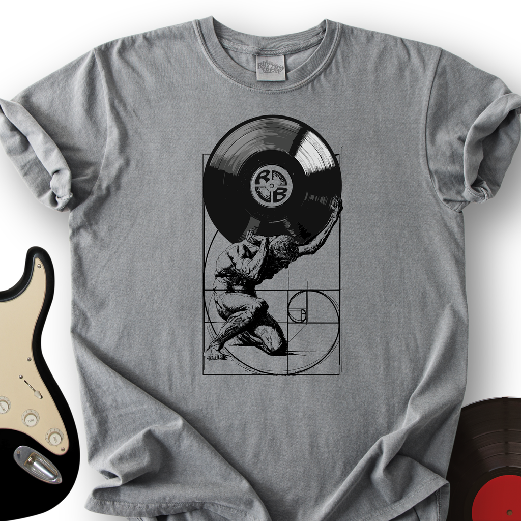 Atlas Fibonacci Vinyl T-Shirt product image 5