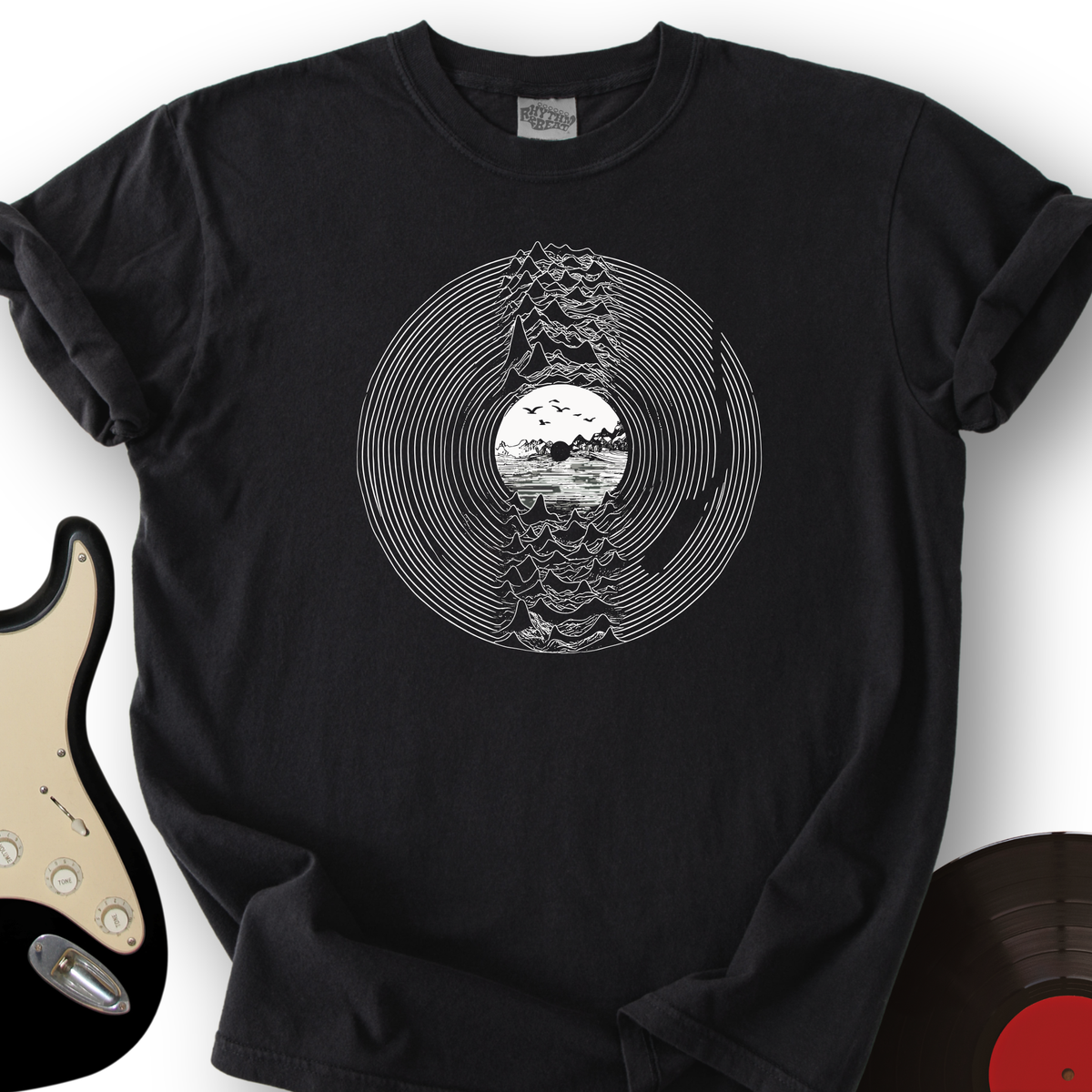 Vinyl Soundwaves T-Shirt product image 6