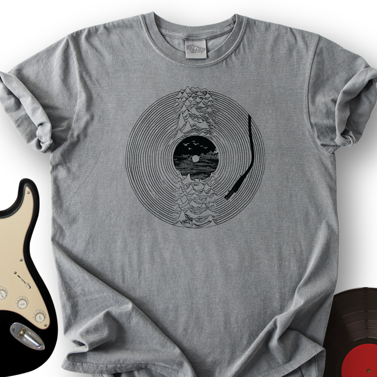 Vinyl Soundwaves T-Shirt product image 4