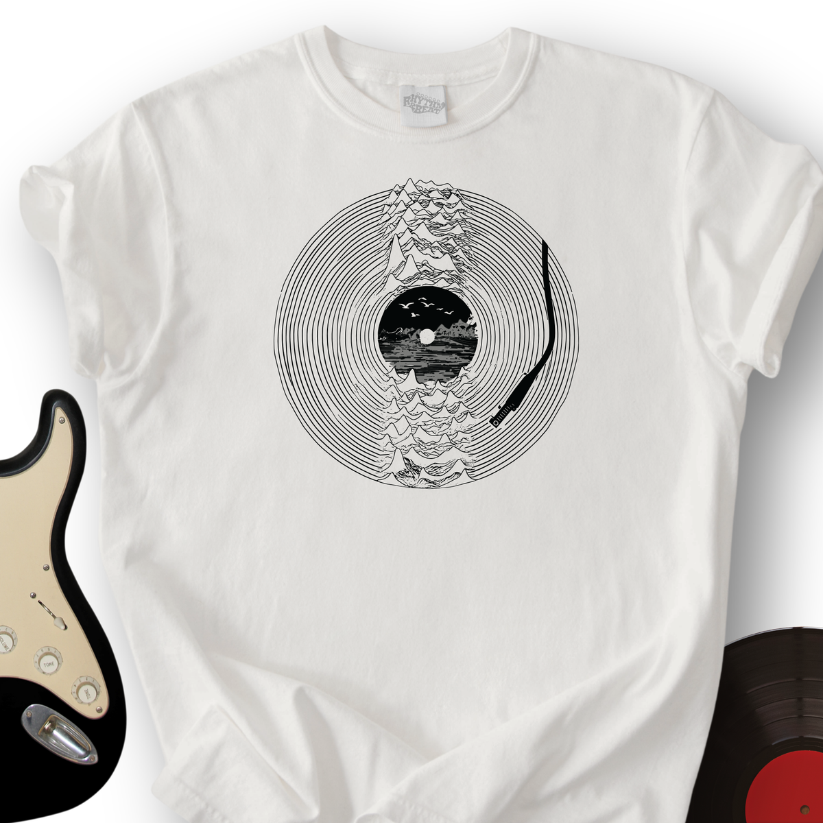 Vinyl Soundwaves T-Shirt product image 5