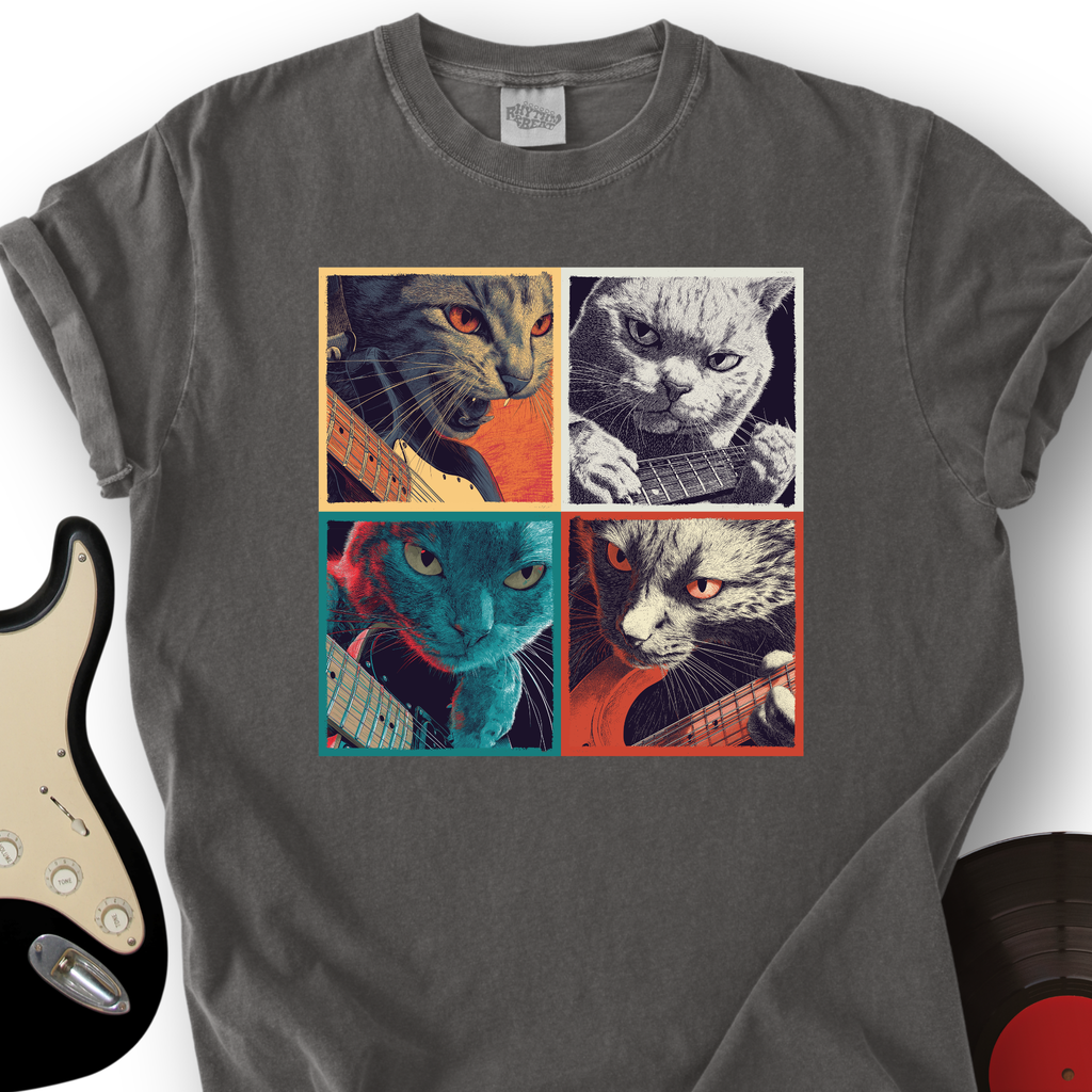 Cats With Guitars T-Shirt product image 3