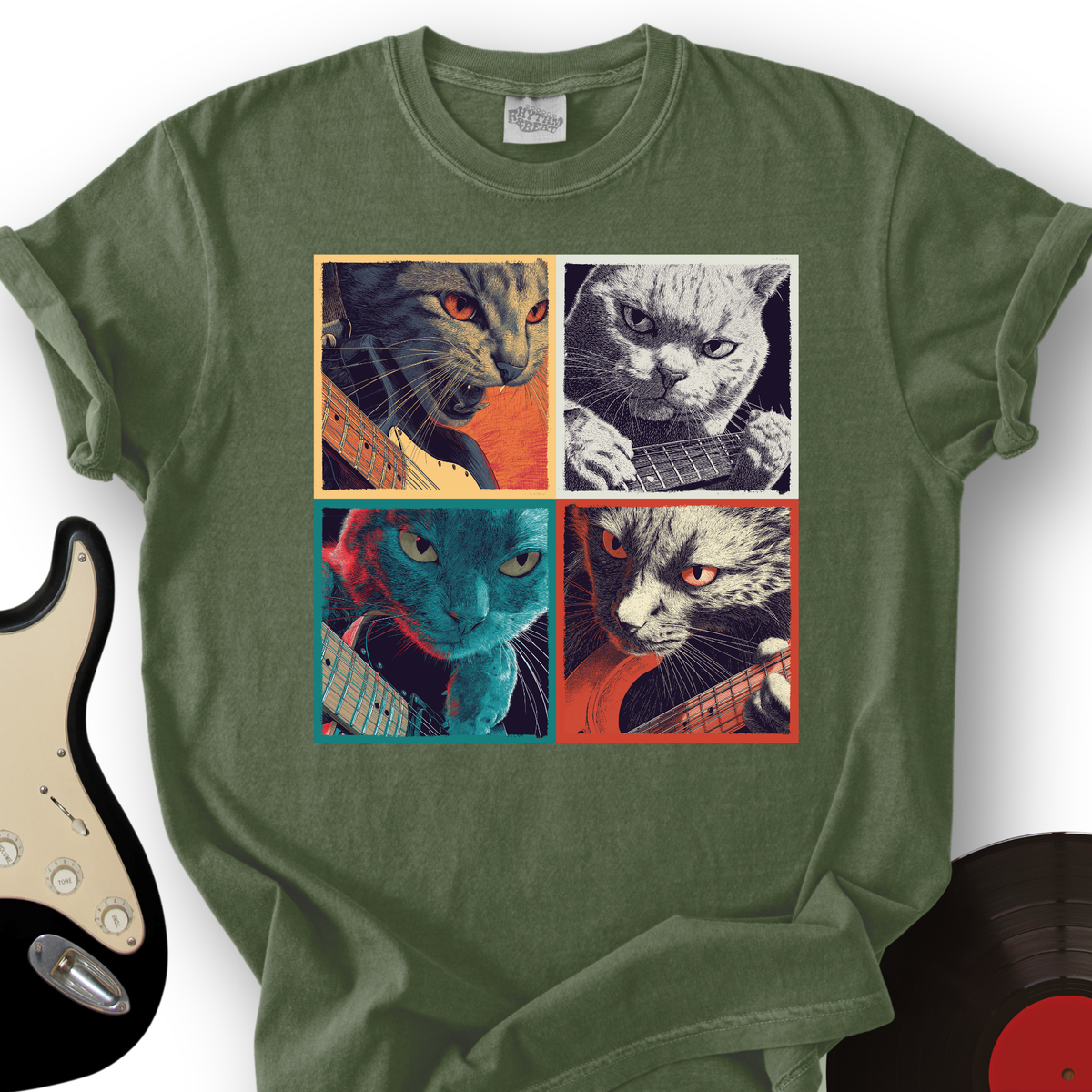 Cats With Guitars T-Shirt product image 6