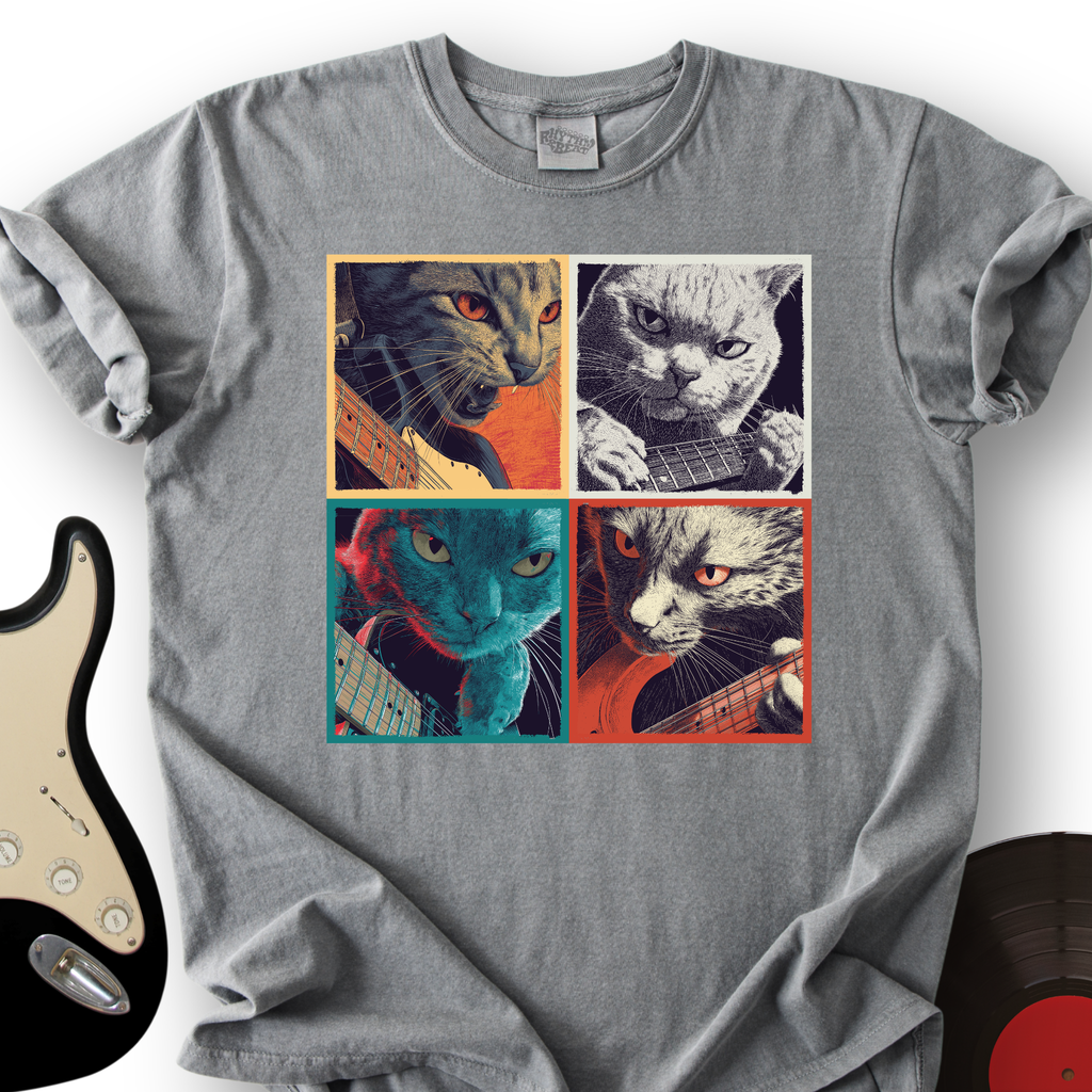Cats With Guitars T-Shirt product image 5