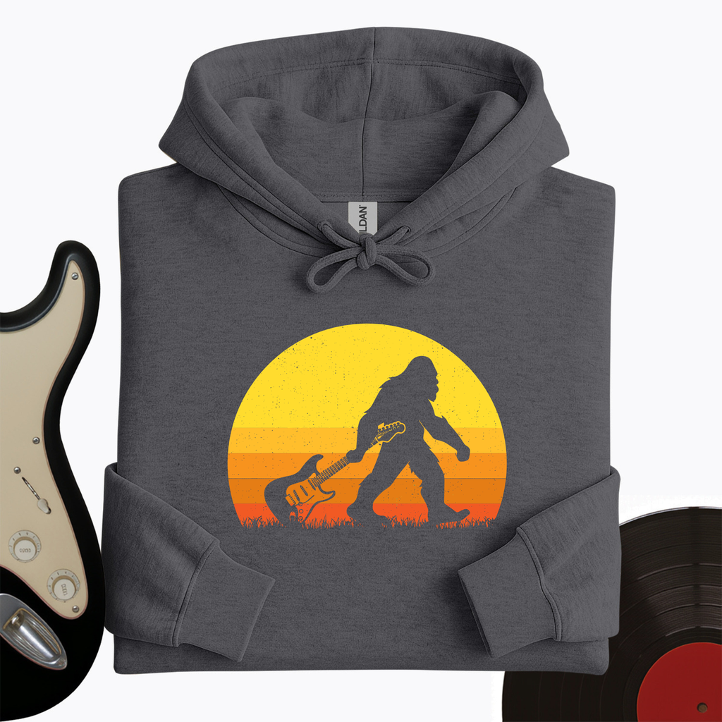 Bigfoot Dragging Guitar Hoodie product image 2