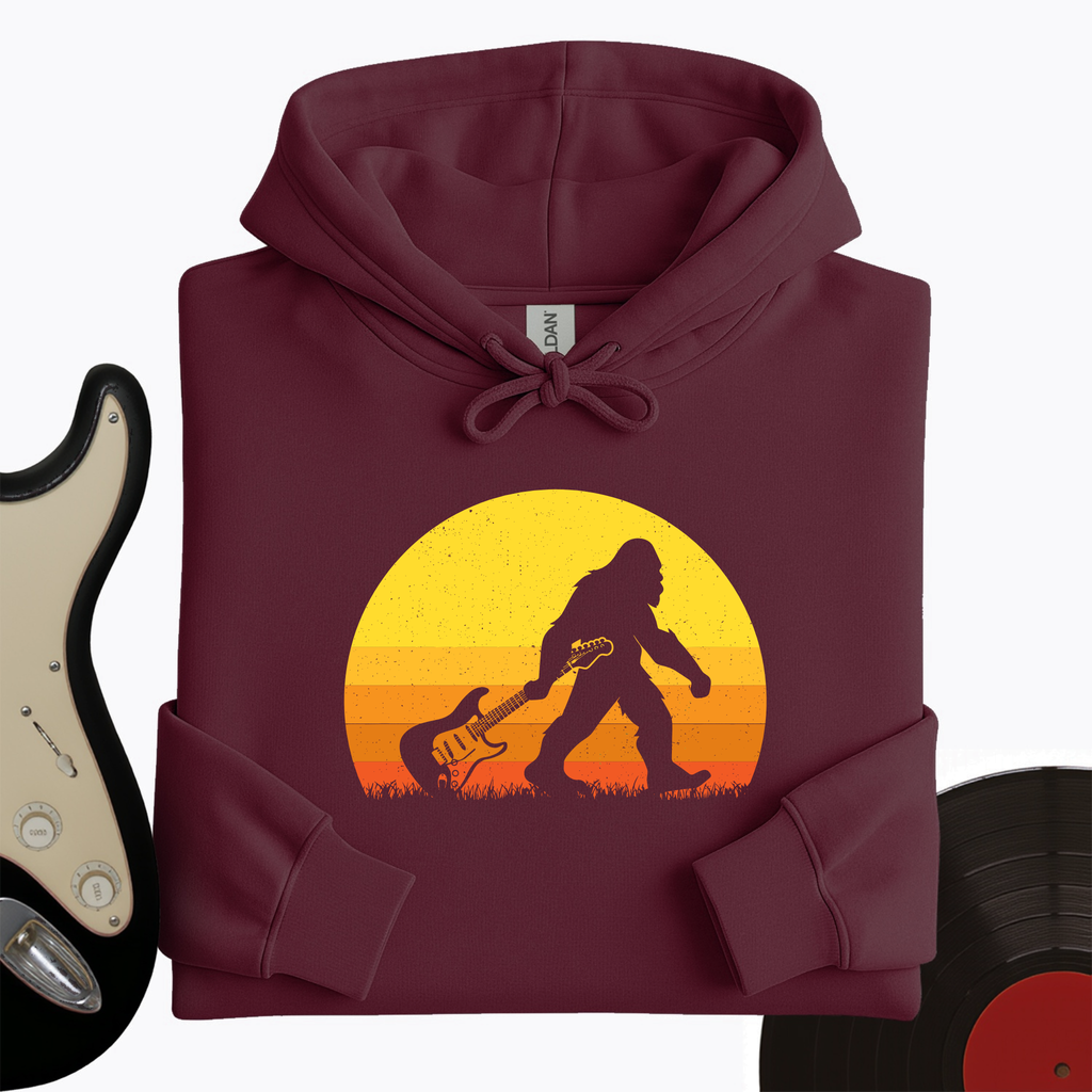 Bigfoot Dragging Guitar Hoodie product image 3