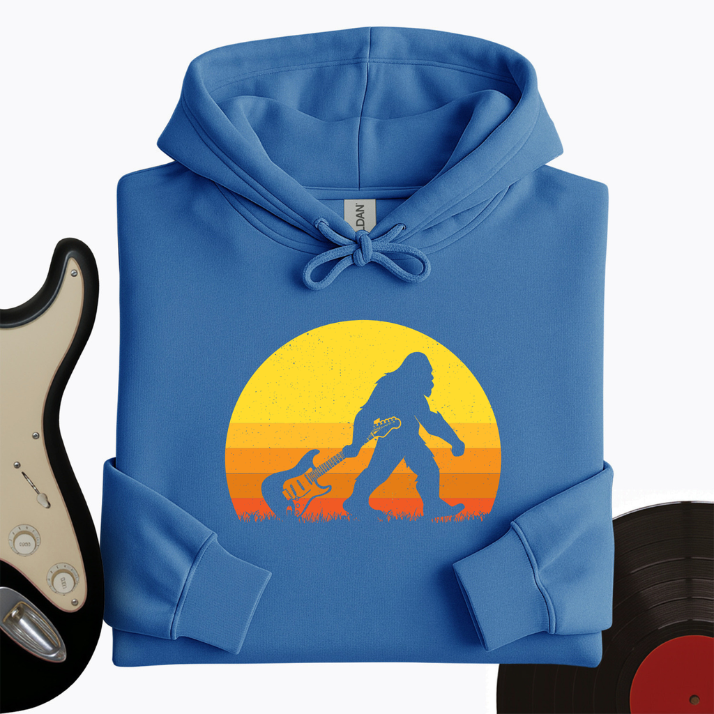 Bigfoot Dragging Guitar Hoodie product image 7
