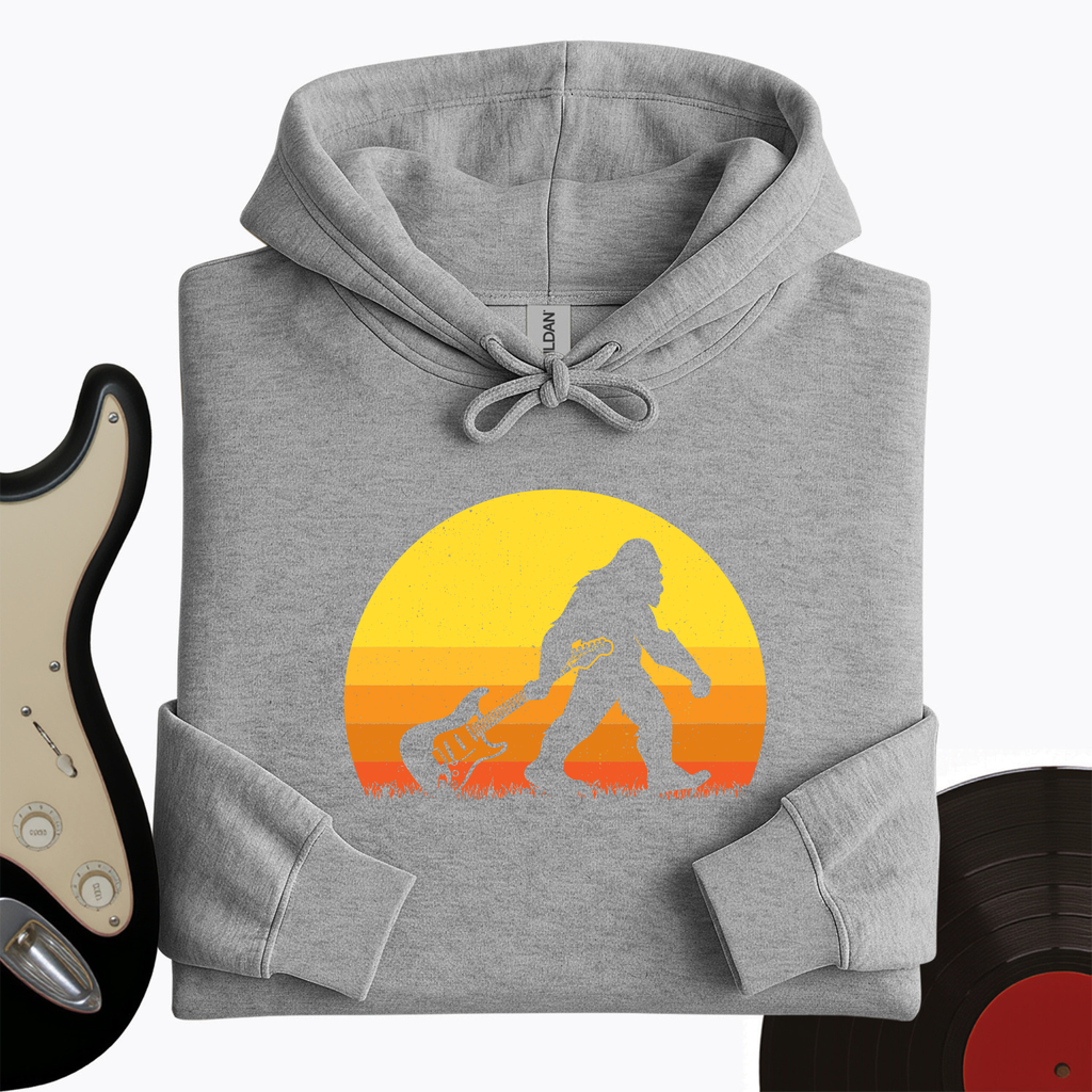 Bigfoot Dragging Guitar Hoodie product image 4