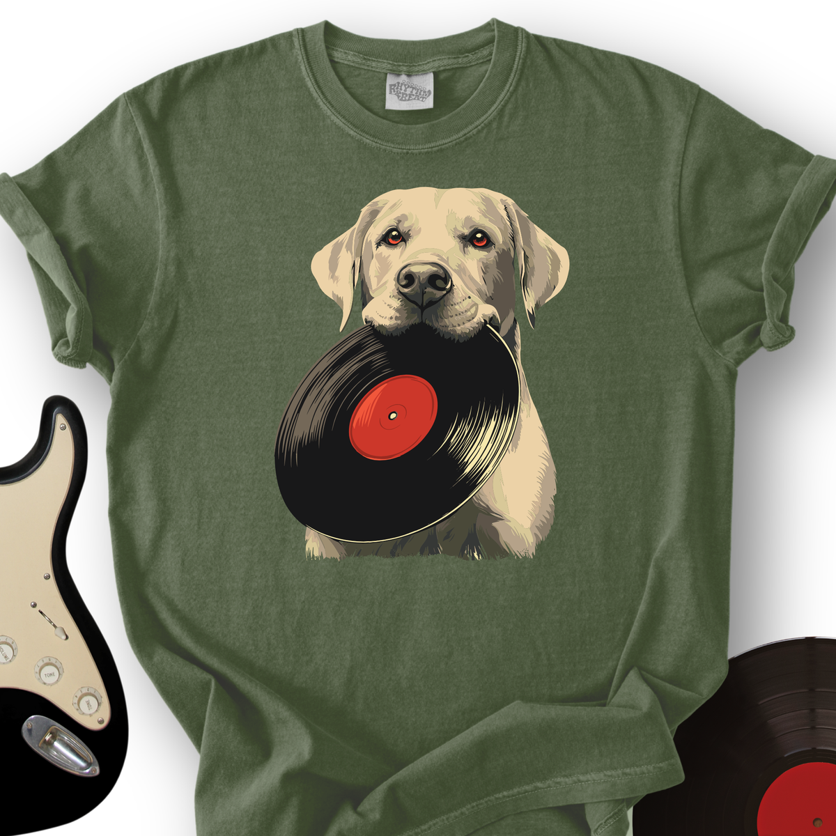 Yellow Labrador Vinyl T-Shirt product image 1