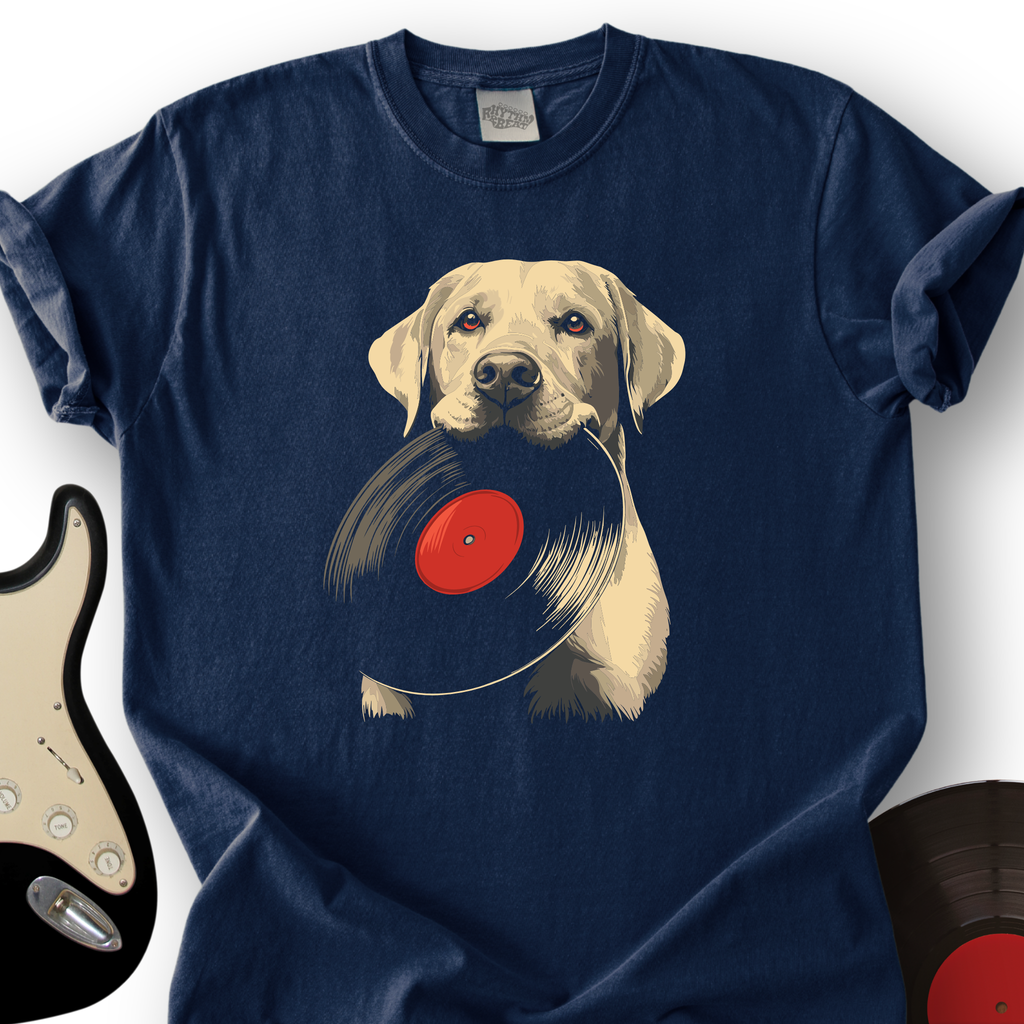 Yellow Labrador Vinyl T-Shirt product image 3
