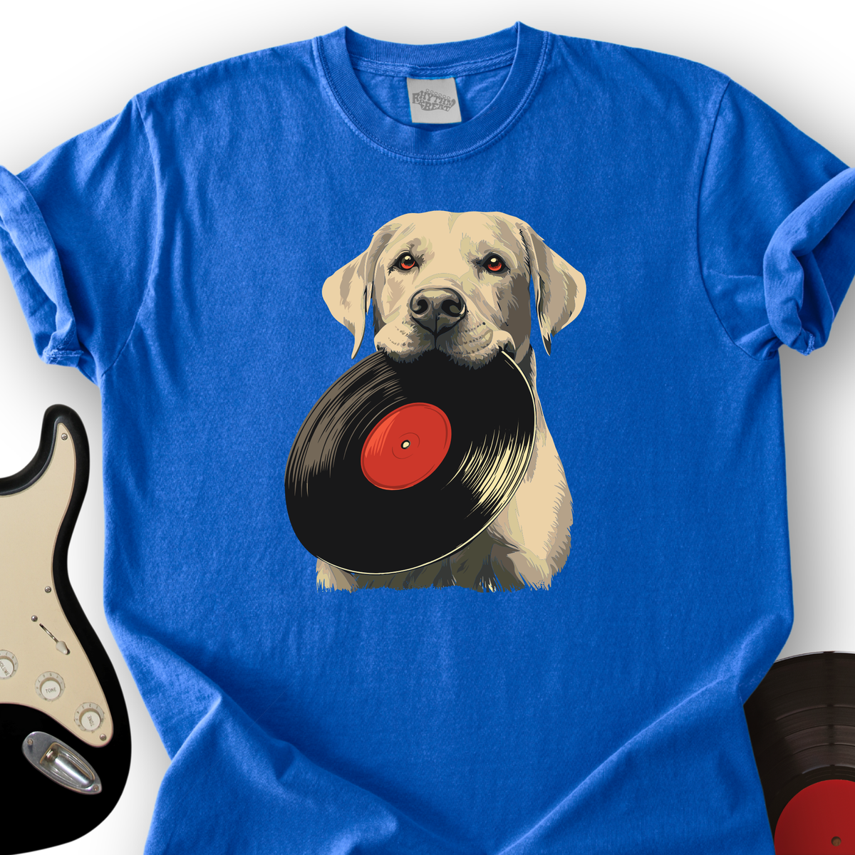 Yellow Labrador Vinyl T-Shirt product image 4