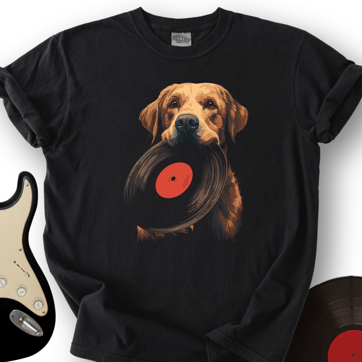 Golden Retriever Vinyl T-Shirt product image 7