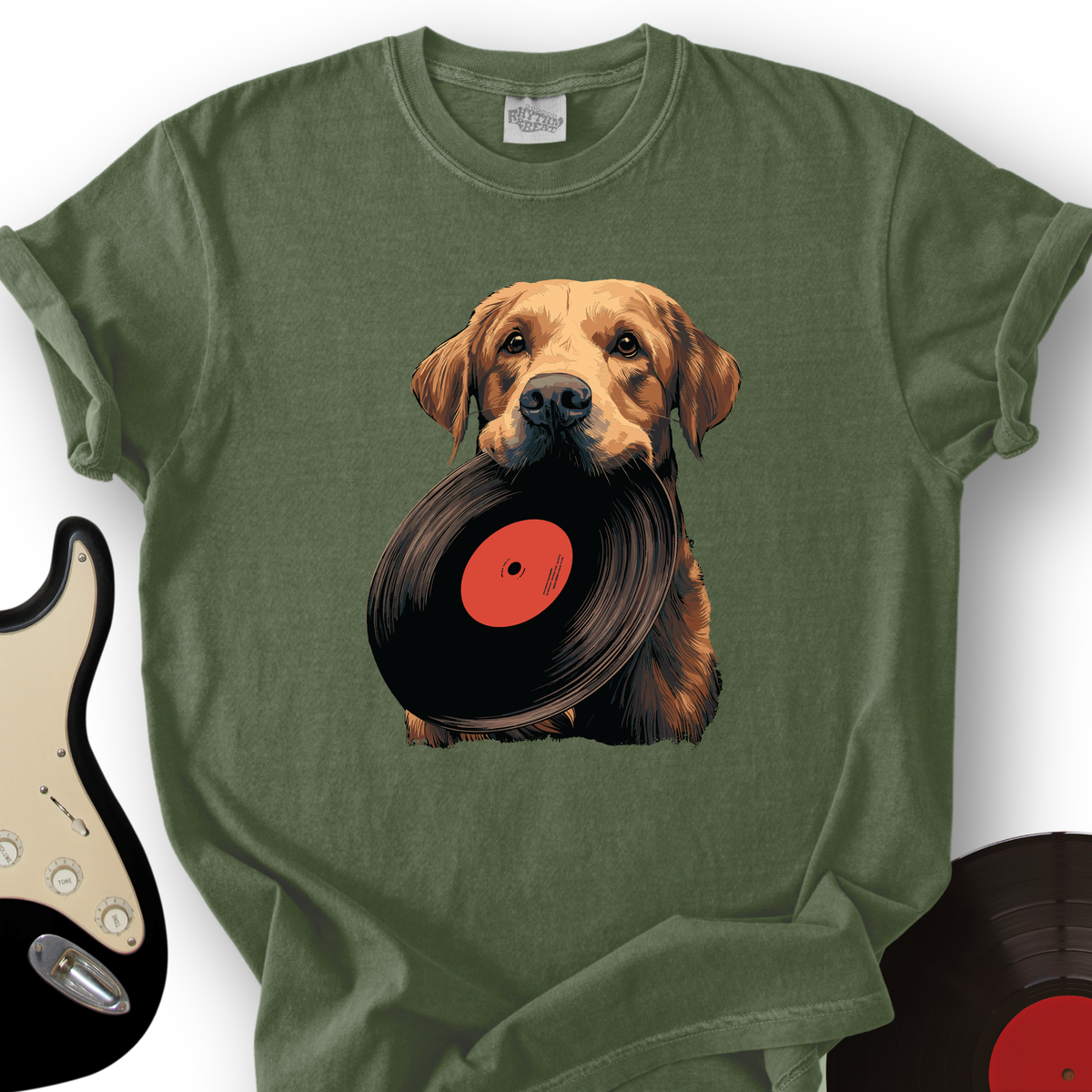 Golden Retriever Vinyl T-Shirt product image 6