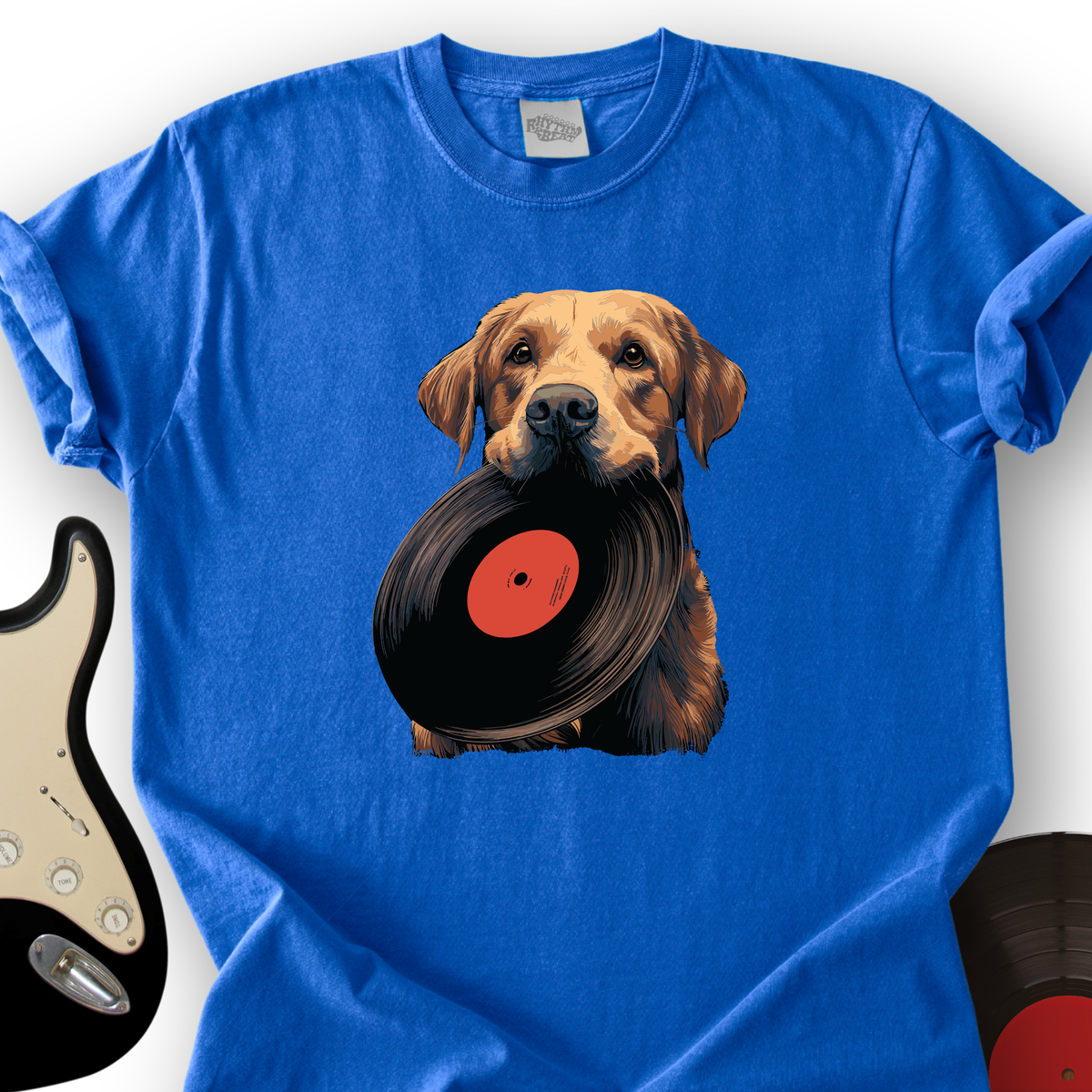 Golden Retriever Vinyl T-Shirt product image 3