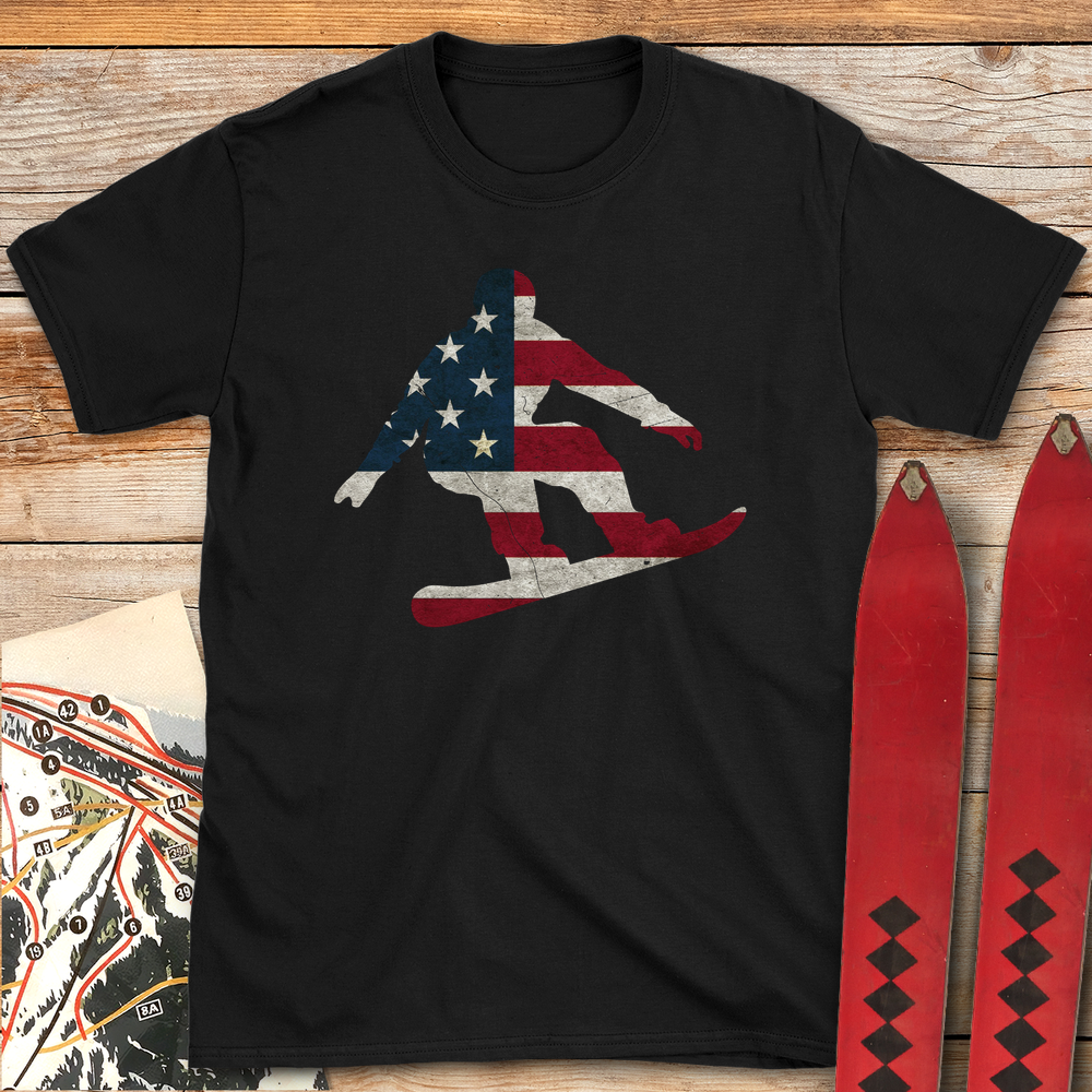 USA Flag Snowboard product image 2