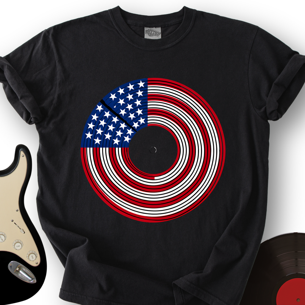 Patriotic Turntable T-Shirt product image 1