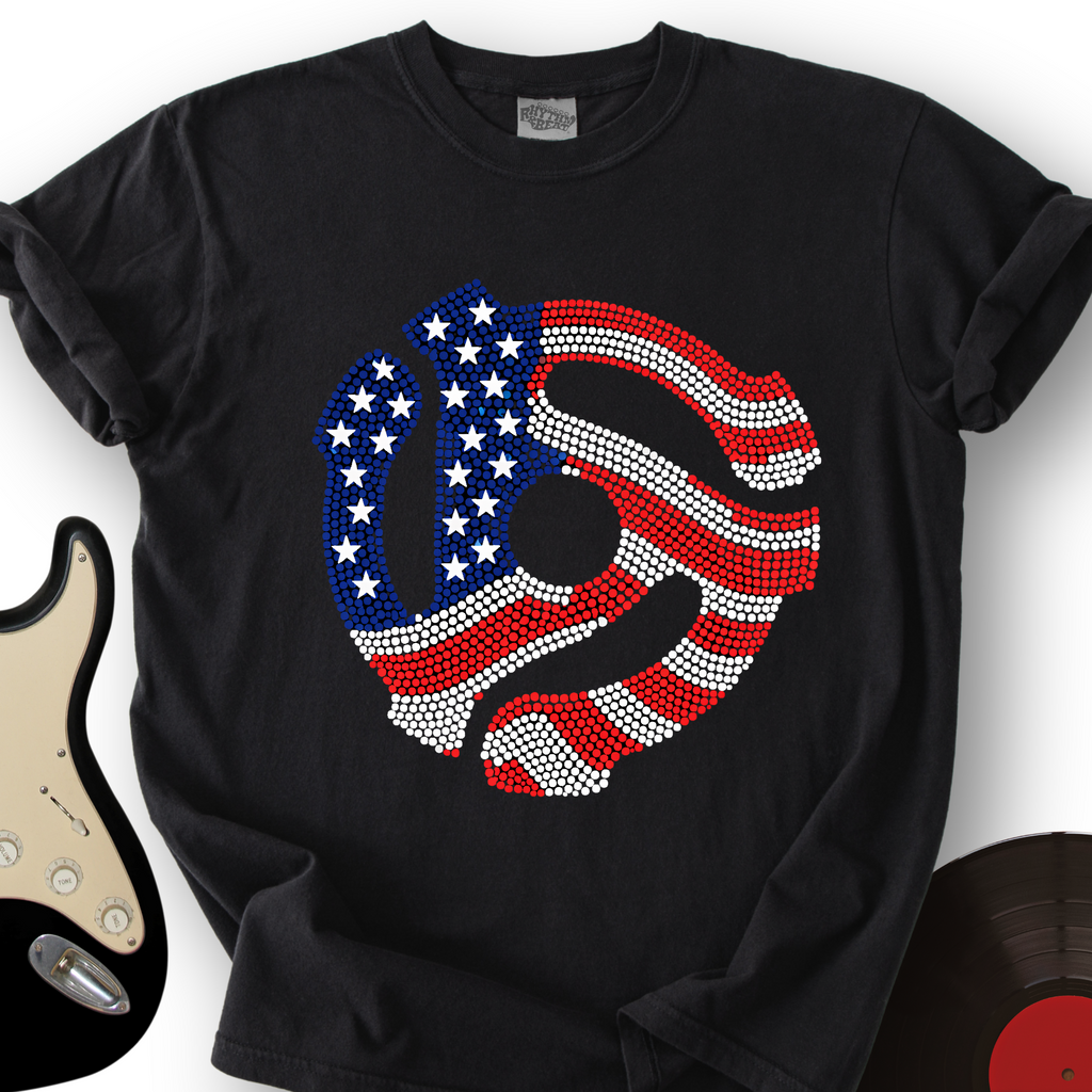 Patriotic Record T-Shirt product image 1