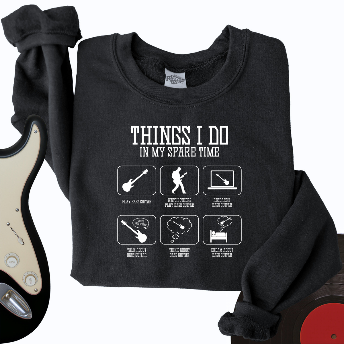 All I Do is Bass Guitar Crewneck product image 1