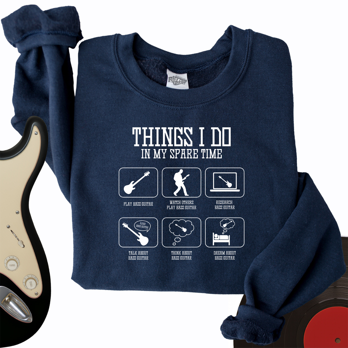 All I Do is Bass Guitar Crewneck product image 2