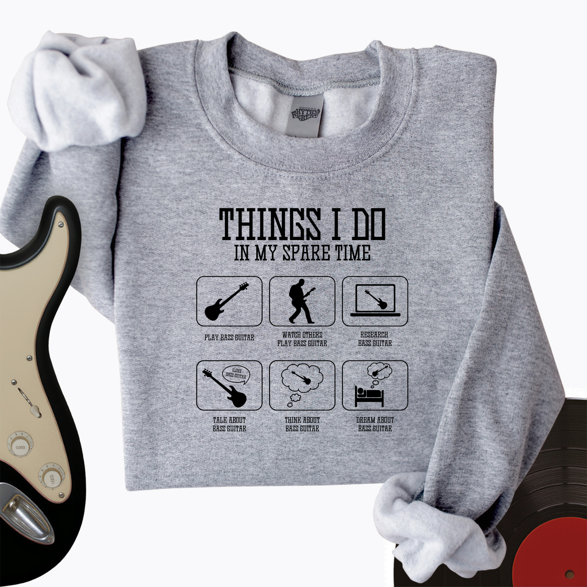 All I Do is Bass Guitar Crewneck product image 3
