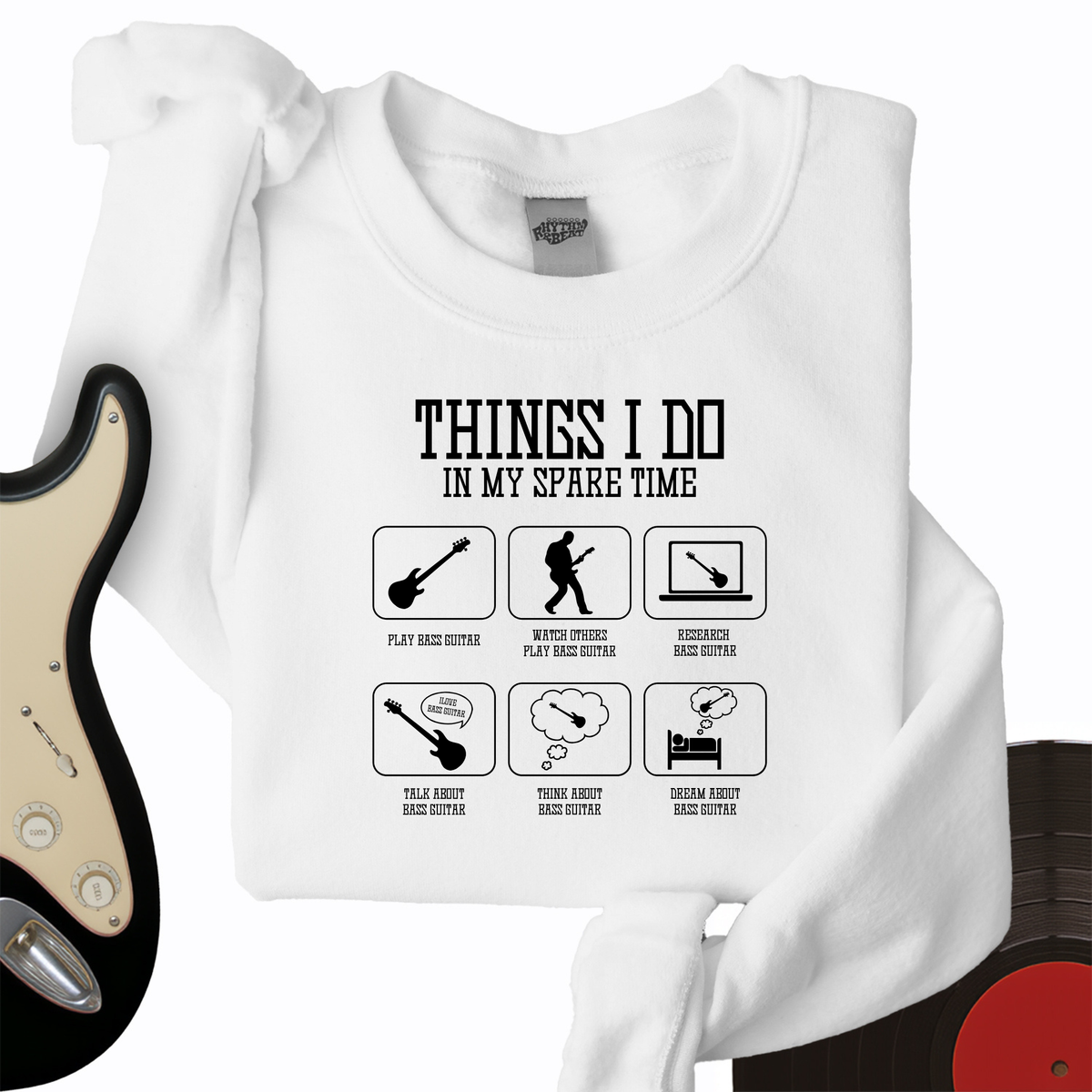 All I Do is Bass Guitar Crewneck product image 4