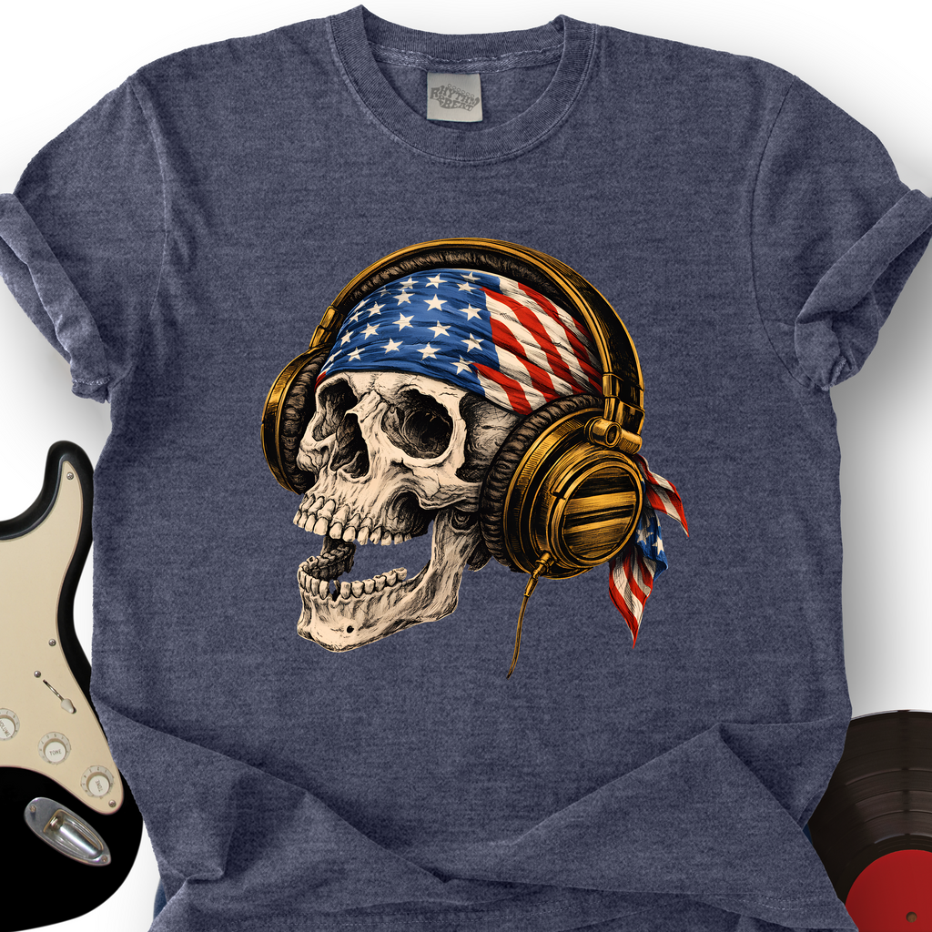 Star-Spangled Skull T-Shirt product image 3