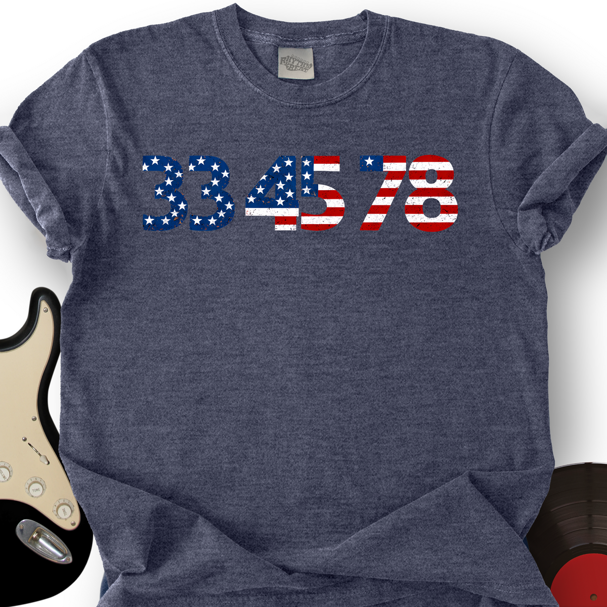 USA Turntable T-Shirt product image 3