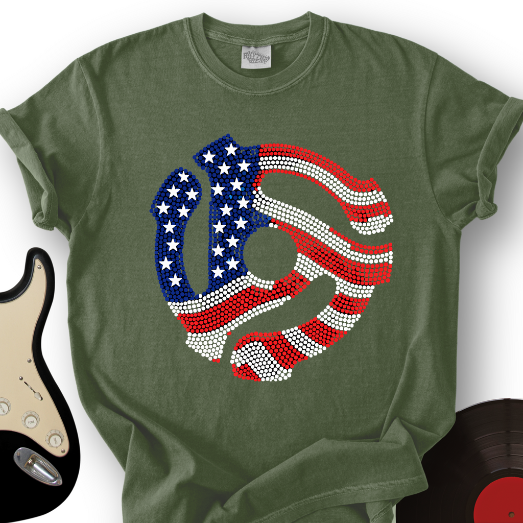Patriotic Record T-Shirt product image 4